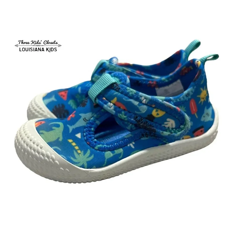 Cat & Jack Sz 5 Summer Print Oscar Water Shoes
